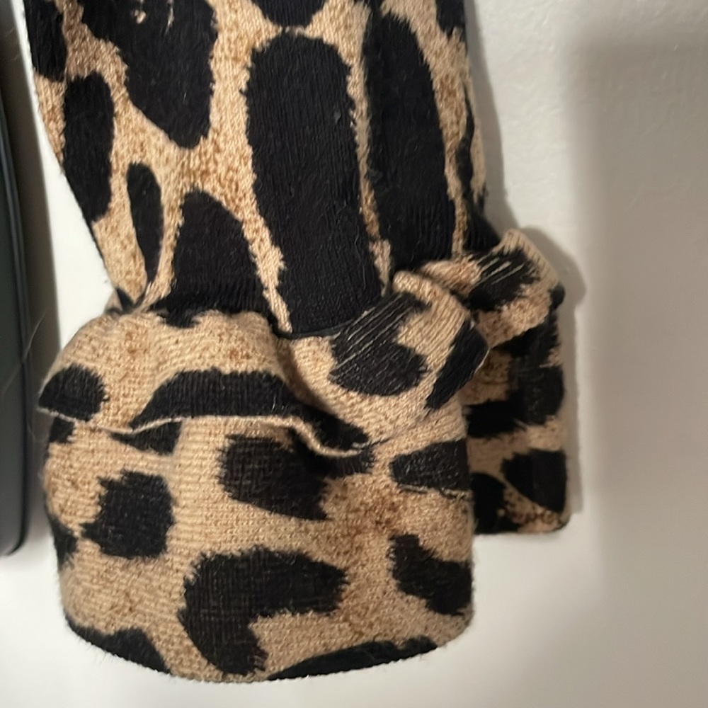 CHEETAH Ruffled BOLERO - Picture 3 of 9